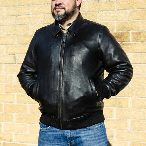 First MFG Other - Moto Bomber - Men's Leather Jacket